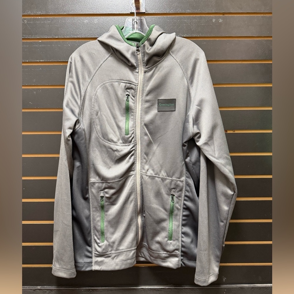 Remington Full Zip Performance Jacket Gray Green Size L